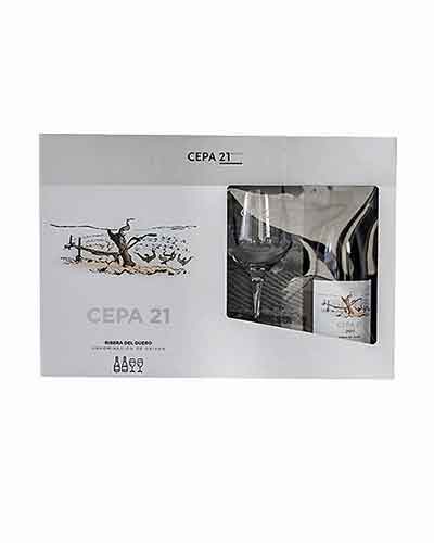 ESTUCHE CEPA 21 2 BOTELLAS Y 2 COPAS