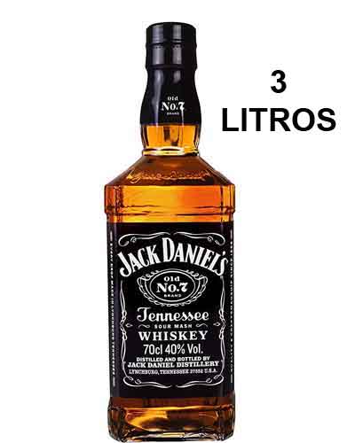 WHISKY JACK DANIELS 3 LITROS